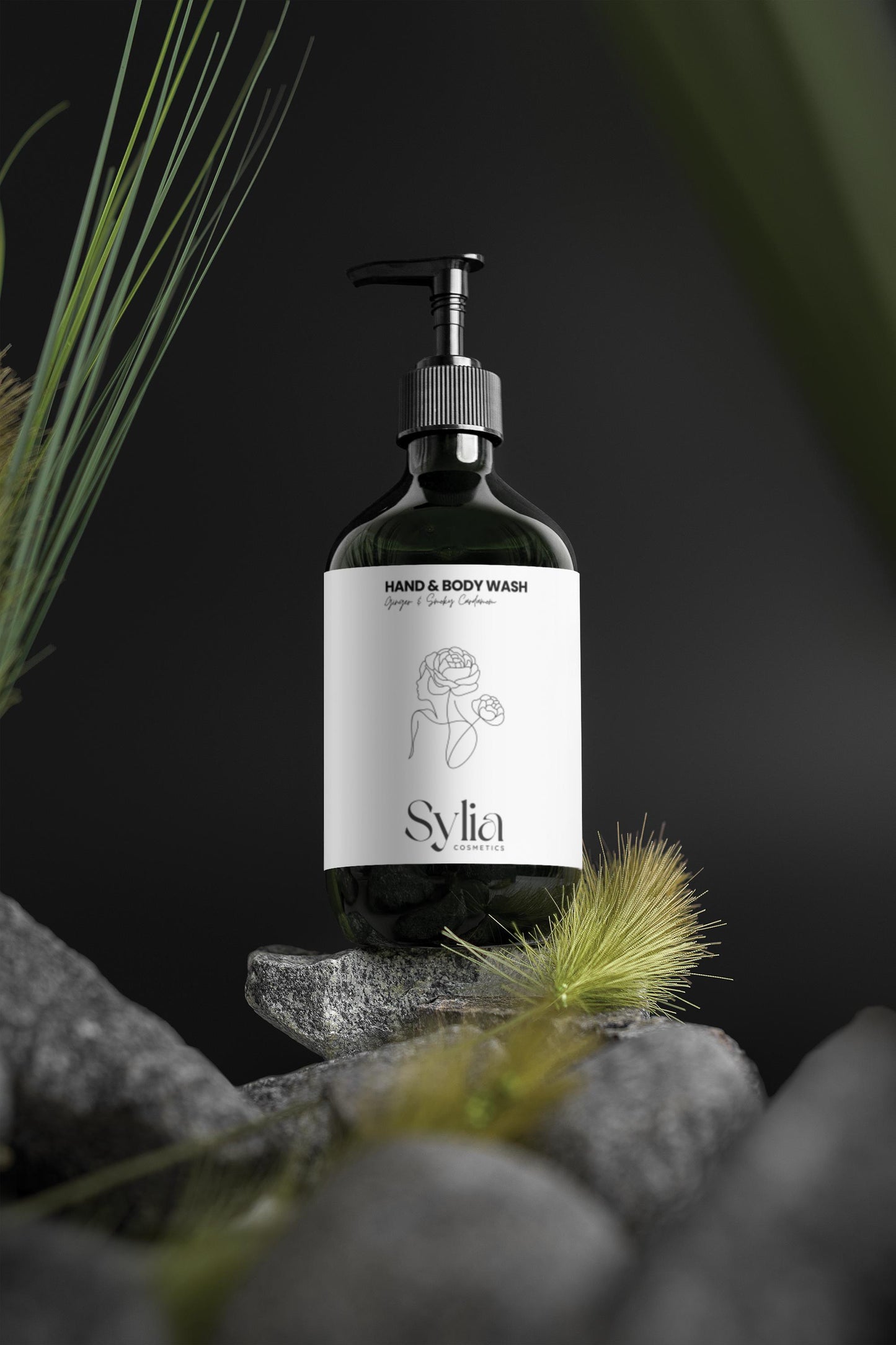 SYLIA - Hand & Body Wash, Ginger & Smoky Cardamom
